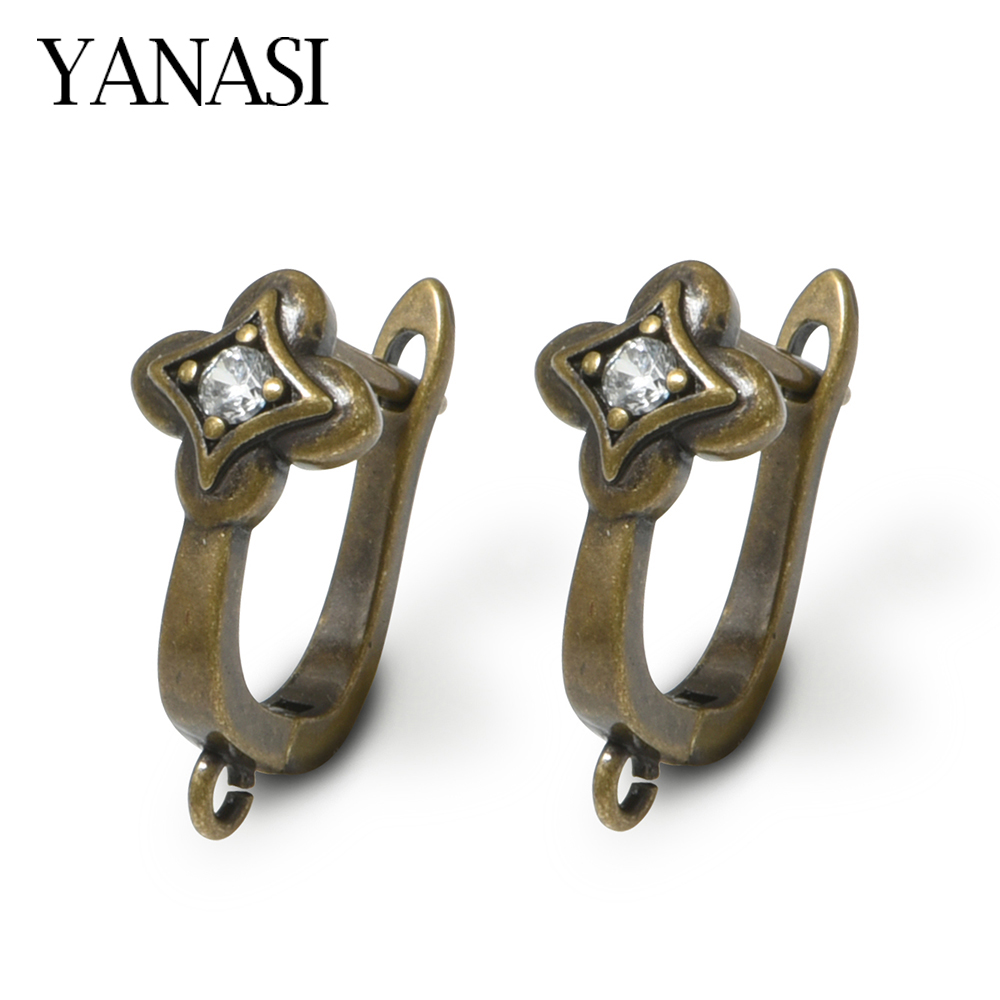 Circle Hook Set - NOWE 1 Para Antycznych Brązowych Mosiężnych