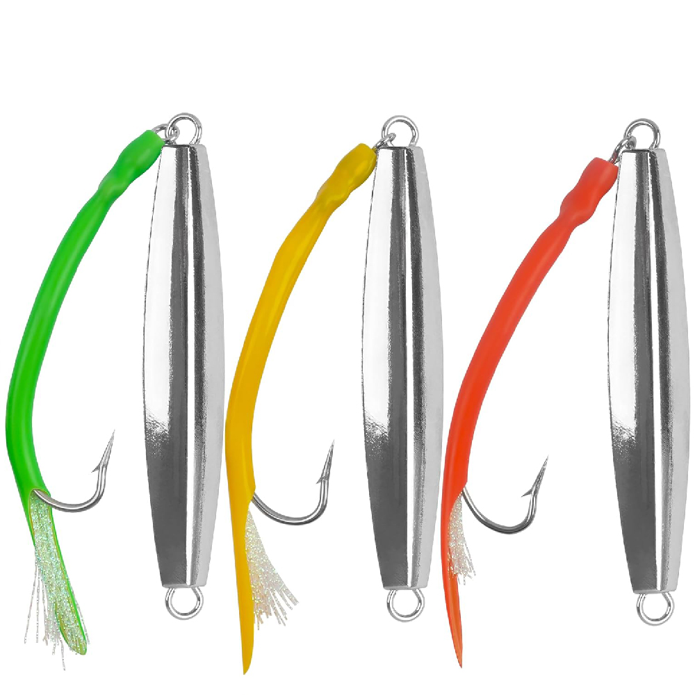 Surf Fishing Equipment - 3 szt. Przynęty diamentowe do połowu
