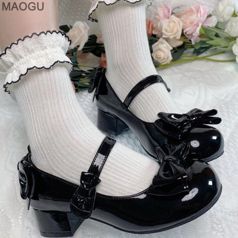 Circle Hook Set - Urocze damskie buty Mary Jane z