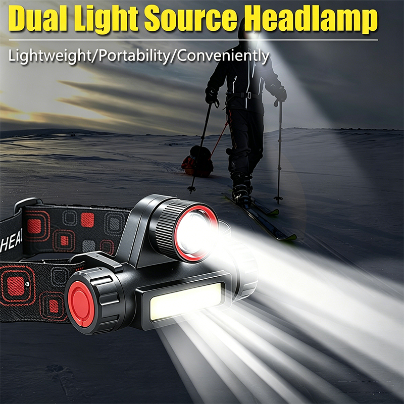 Fishing Headlamp - Reflektory LED, zewnętrzne lampy czołowe COB