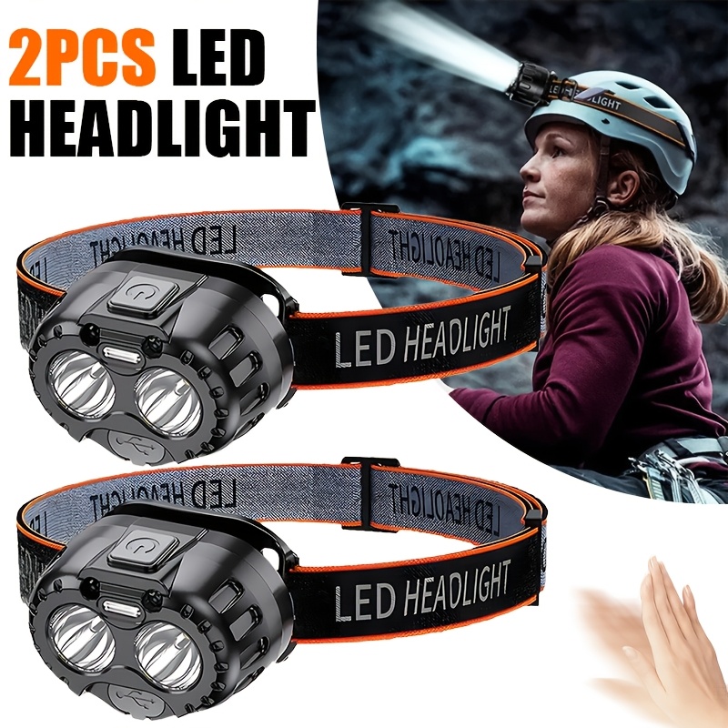 Fishing Headlamp - Mocna indukcyjna latarka czołowa LED, wodoodporna