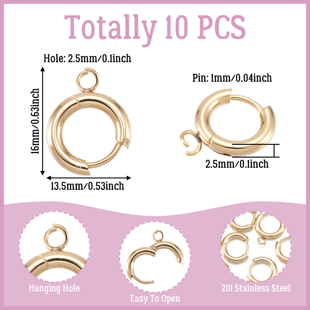 10 szt. Haczyki do kolczyków t – Circle Hook Set recenzja i cena