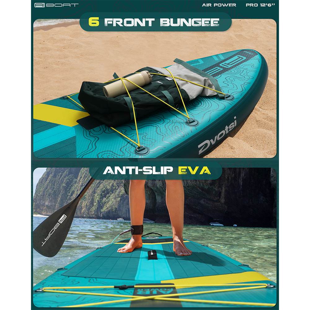 AIBOAT Green Pro SUP Wodoodpor – Fishing Equipment For Beginners recenzja i cena