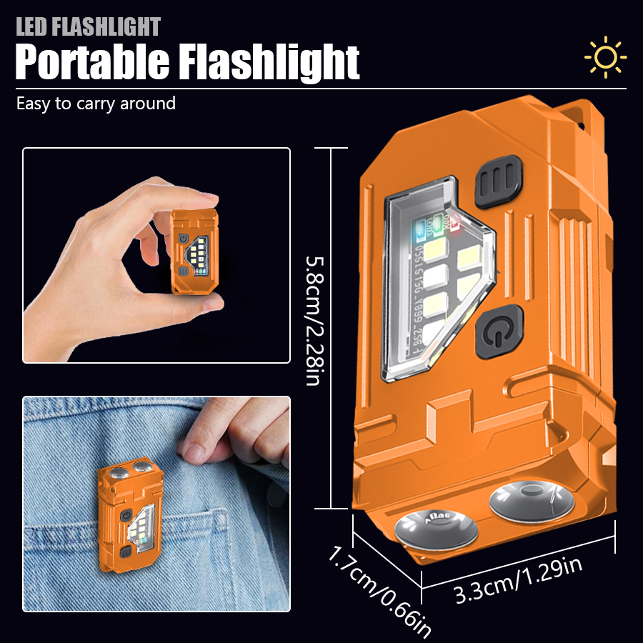 Mini Latarka EDC na Breloczku, – Fishing Headlamp recenzja i cena