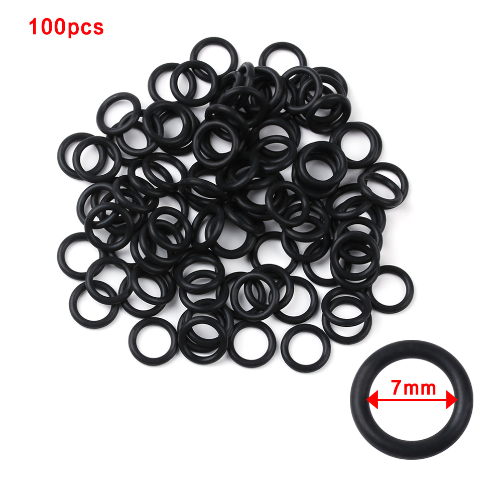 100 szt. Czarne gumowe o-ringi – Fishing Equipment For Beginners recenzja i cena