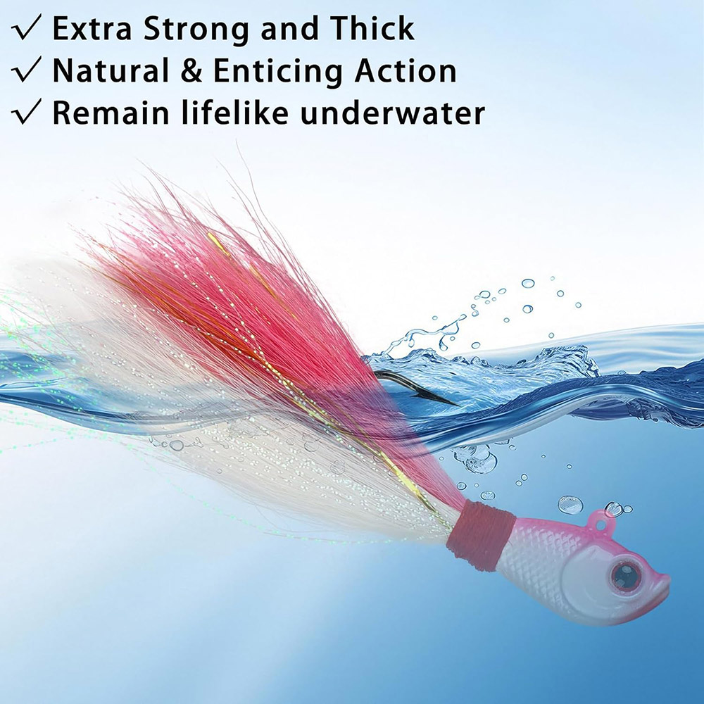 3 szt. Przynęty Bucktail Jig d – Surf Fishing Equipment recenzja i cena