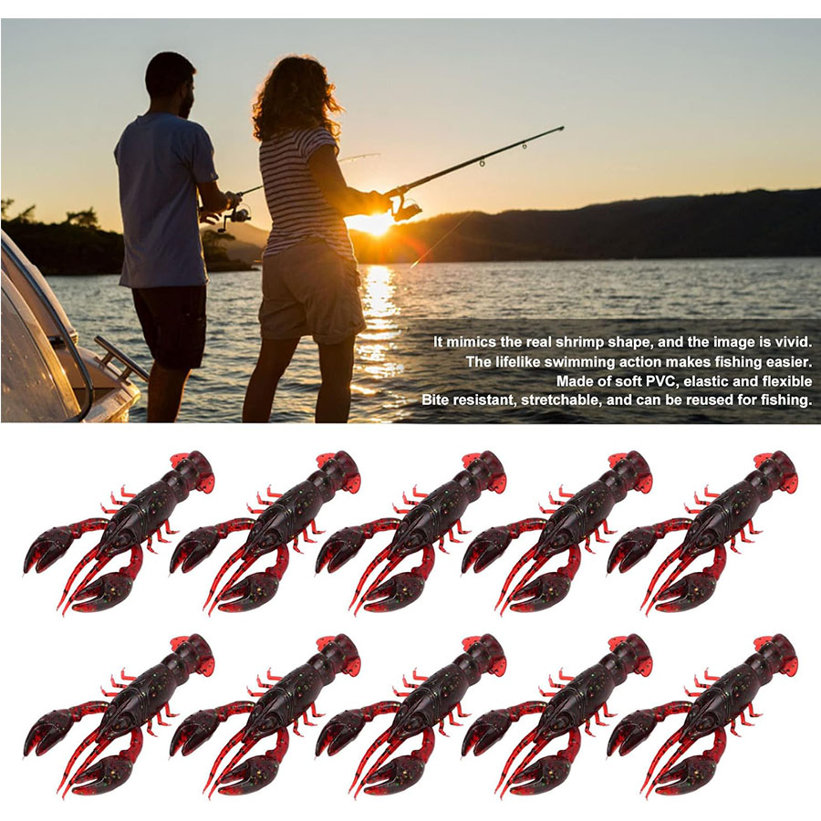 20 sztuk raki sztuczna przynęt – Fishing Equipment For Trout recenzja i cena
