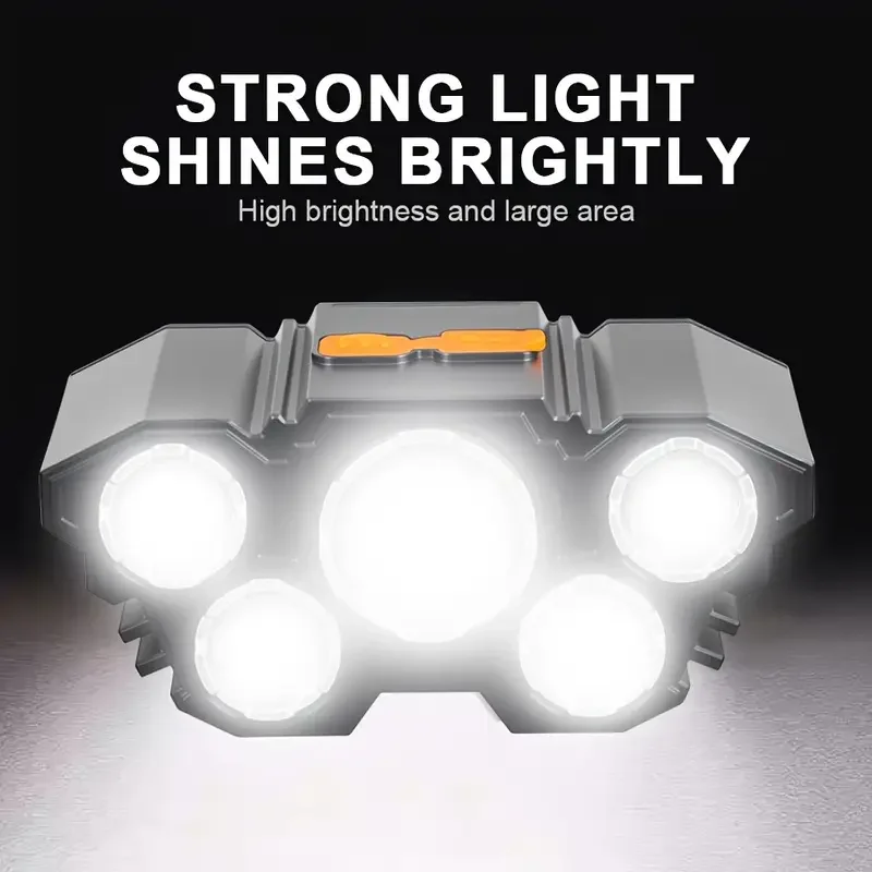 Przenośna latarka czołowa z 5  – Fishing Headlamp recenzja i cena